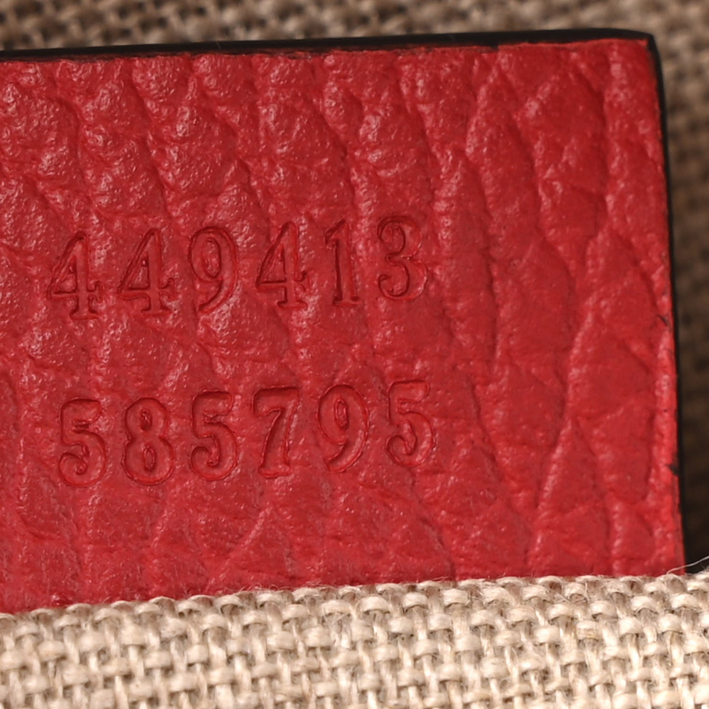Monogram Mini Bree Messenger Bag Red
