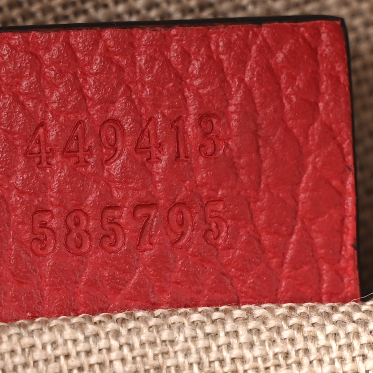 Gucci Monogram Mini Bree Messenger Bag Red 7 of 13
