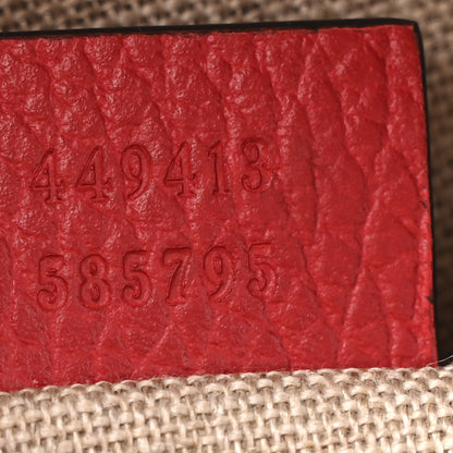 Gucci Monogram Mini Bree Messenger Bag Red 7 of 13
