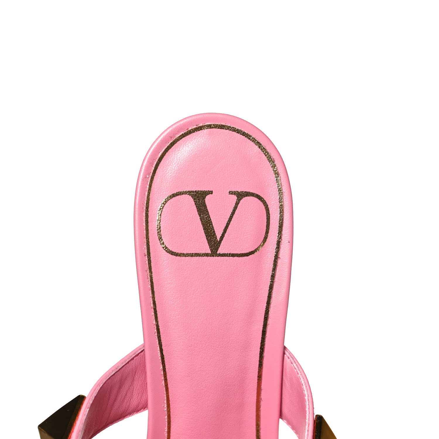 Valentino Garavani Calfskin Roman Stud Ankle Strap 80mm Pumps 36 Flamingo Pink 10 of 14