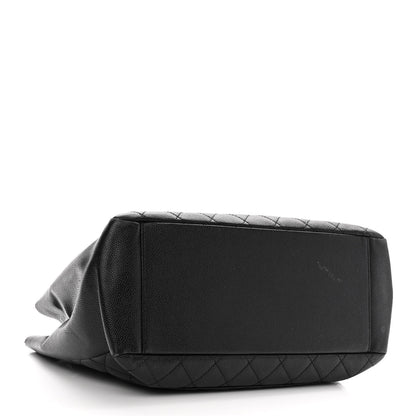 Chanel Caviar Quilted Grand Shopping Tote GST Black 4 of 10