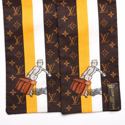 Louis Vuitton Cotton Monogram Groom Bandeau Scarf 4 of 4