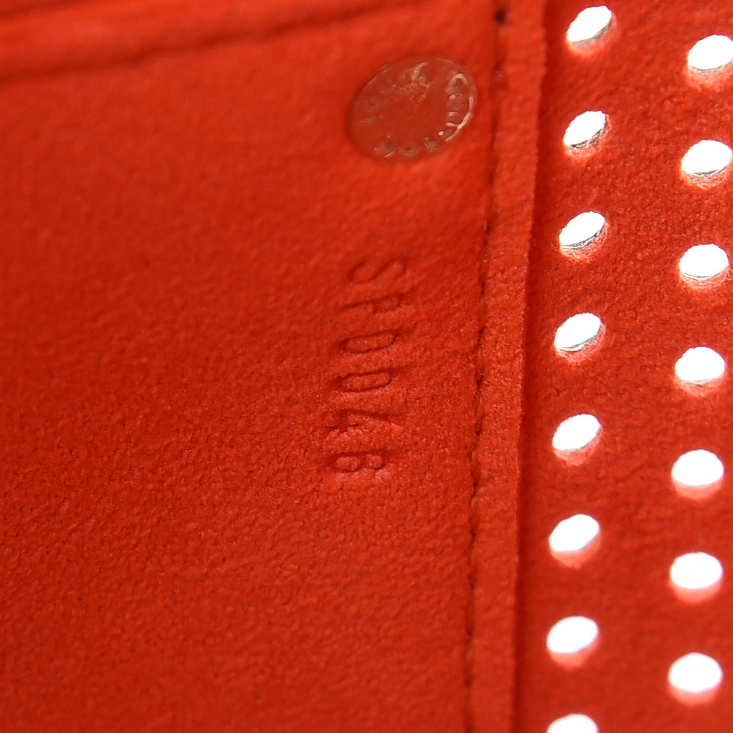 Monogram Perforated Speedy 30 Orange