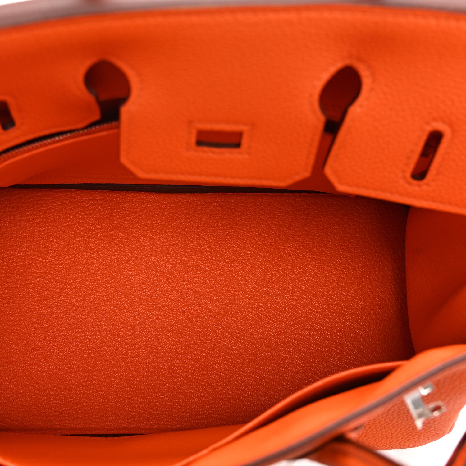 Hermes Togo Birkin 25  Orange Minium 5 of 11