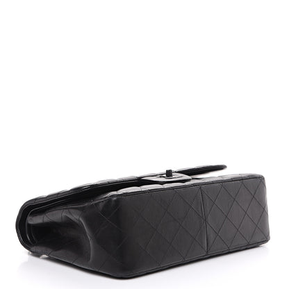 Chanel Lambskin Quilted Jumbo Double Flap So Black 3 of 19