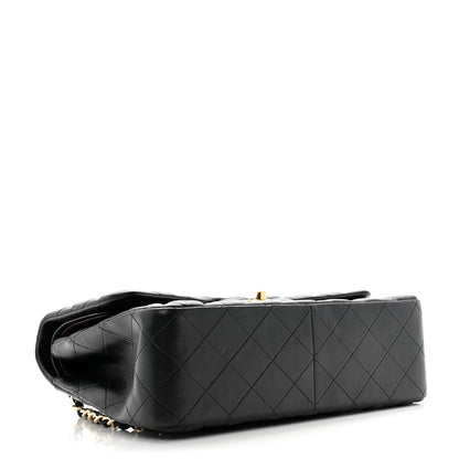 Chanel Lambskin Quilted Jumbo Double Flap Black 4 of 15