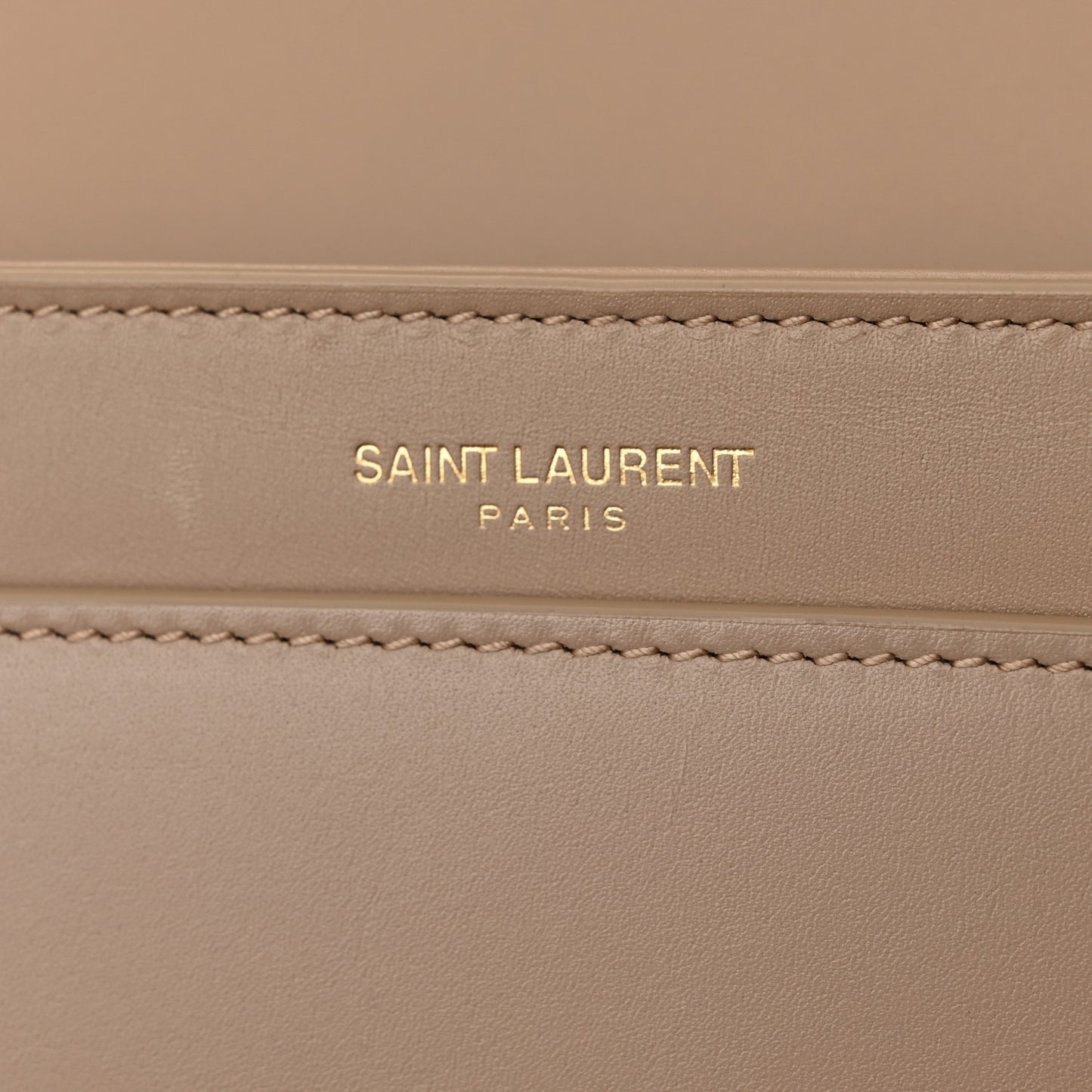 Smooth Calfskin Le Maillon Satchel Dark Beige