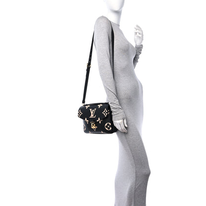 Louis Vuitton Empreinte Monogram Giant Pochette Metis Black Beige 2 of 11