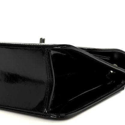 Chanel Glazed Calfskin Single Flap Black 11 of 11