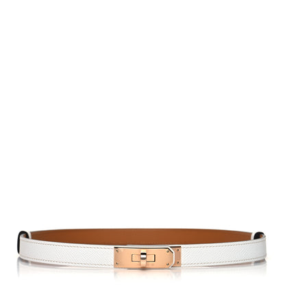 Hermes Epsom Kelly Belt White 1 of 3