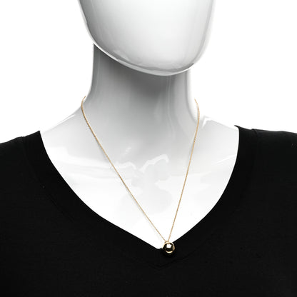 Tiffany 18K Yellow Gold 12.75mm HardWear Ball Pendant Necklace 2 of 4