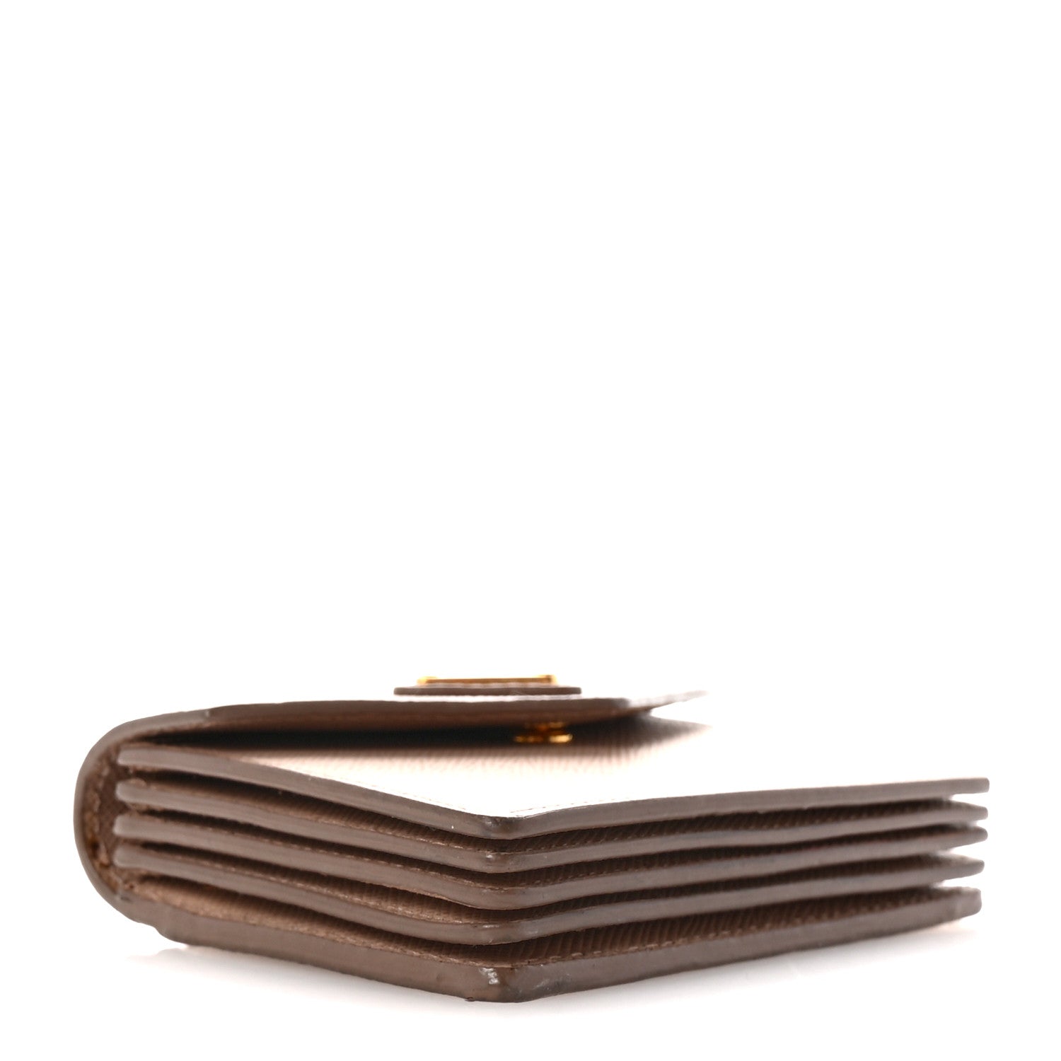 Prada Saffiano Metal Small Tri-Fold Wallet Cammeo 4 of 6