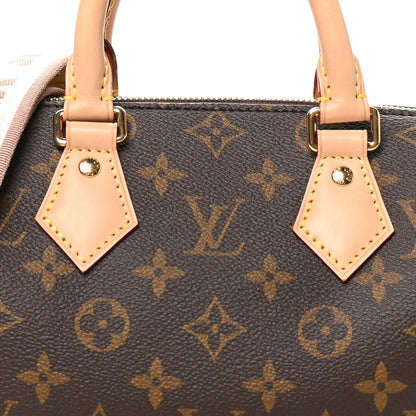 Louis Vuitton Monogram Speedy Bandouliere 20 Beige 6 of 8