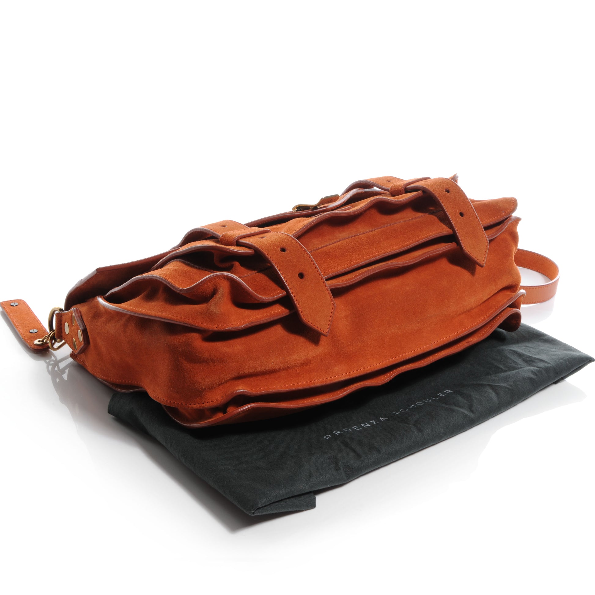 Proenza Schouler Suede PS1 Medium Satchel Red Clay 4 of 11