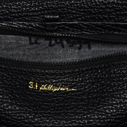 3.1 Phillip Lim 3.1 Textured Calfskin Colorblock Large Pashli Satchel Dark Teal 8 of 10