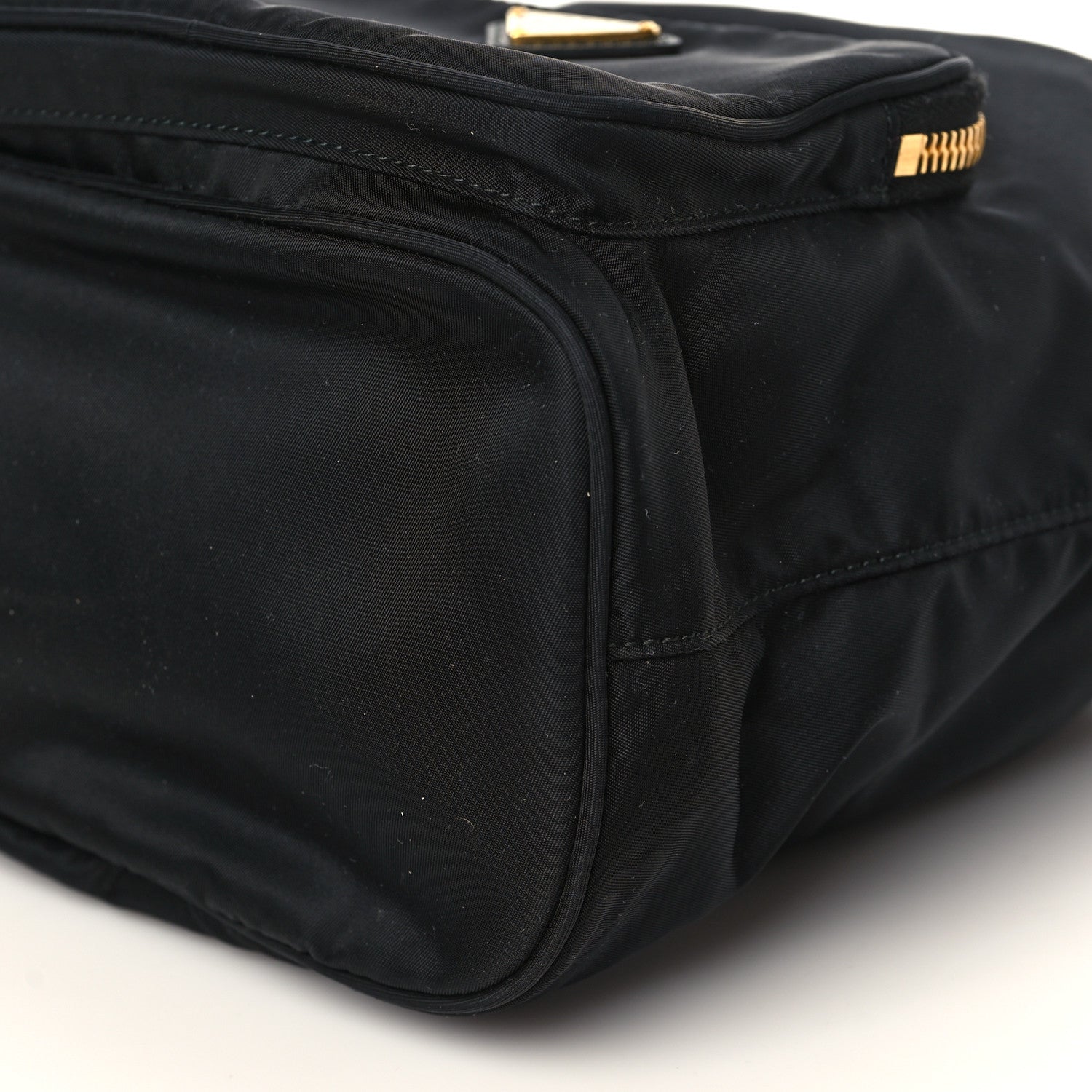 Prada Re-Nylon Duet Drawstring Shoulder Bag Black 9 of 9