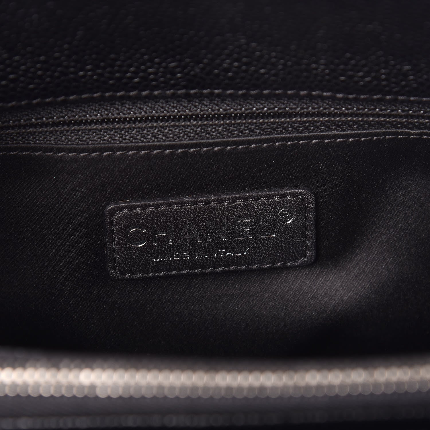 Chanel Caviar Quilted Grand Shopping Tote GST Black 8 of 11