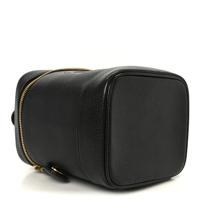 Chanel Caviar Vanity Cosmetic Case Black 4 of 11