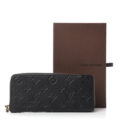 Louis Vuitton Empreinte Clemence Wallet Black 8 of 8
