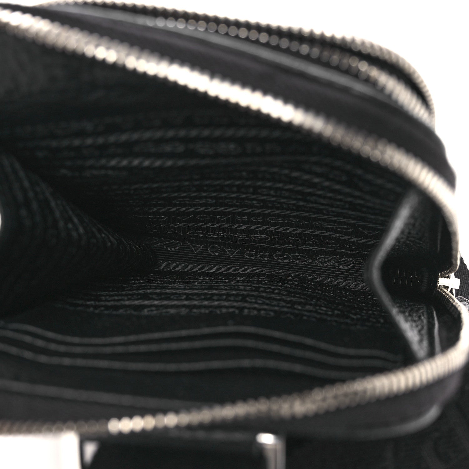Prada Vitello Daino Sling Bag Black 5 of 10