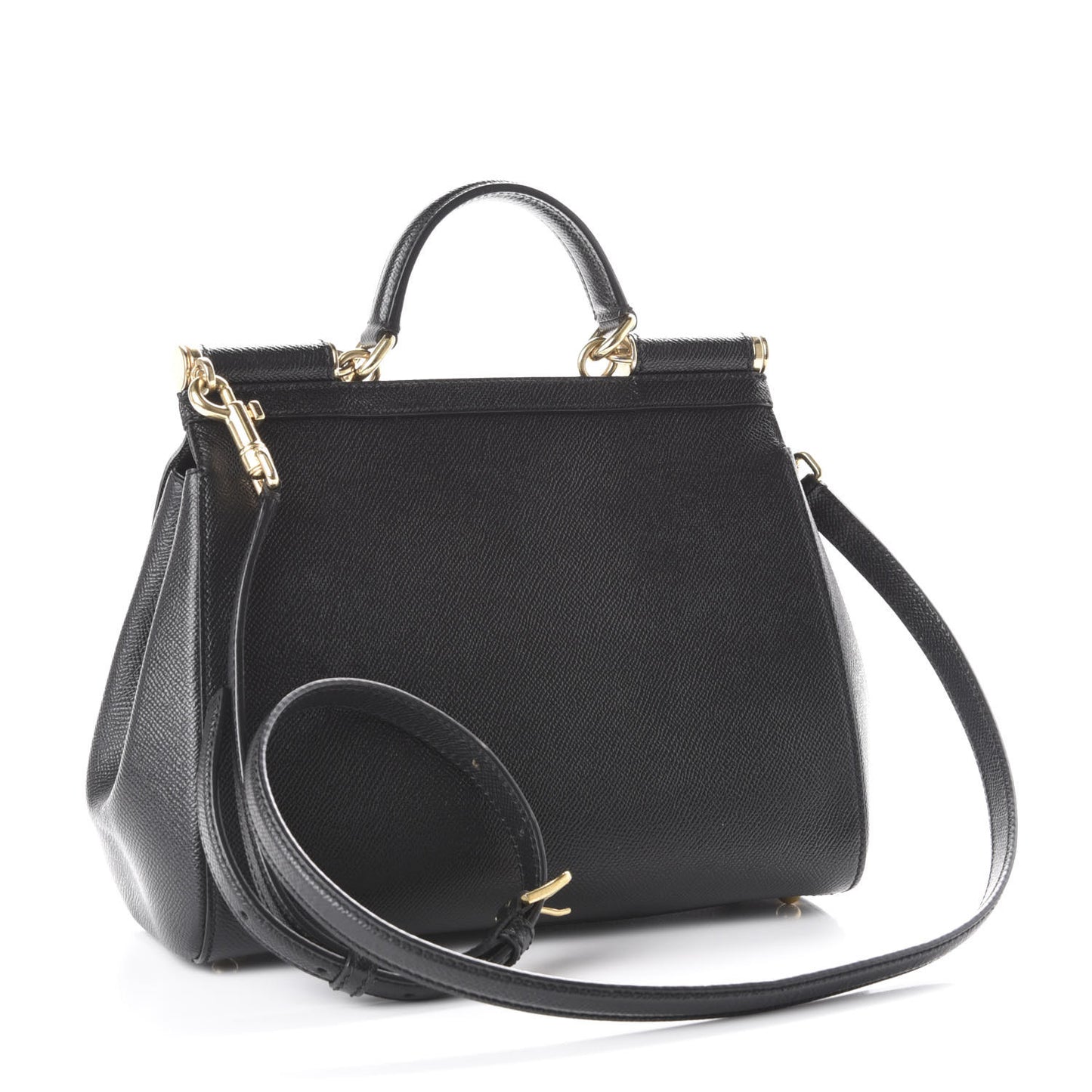 Dauphine Medium Miss Sicily Satchel Black