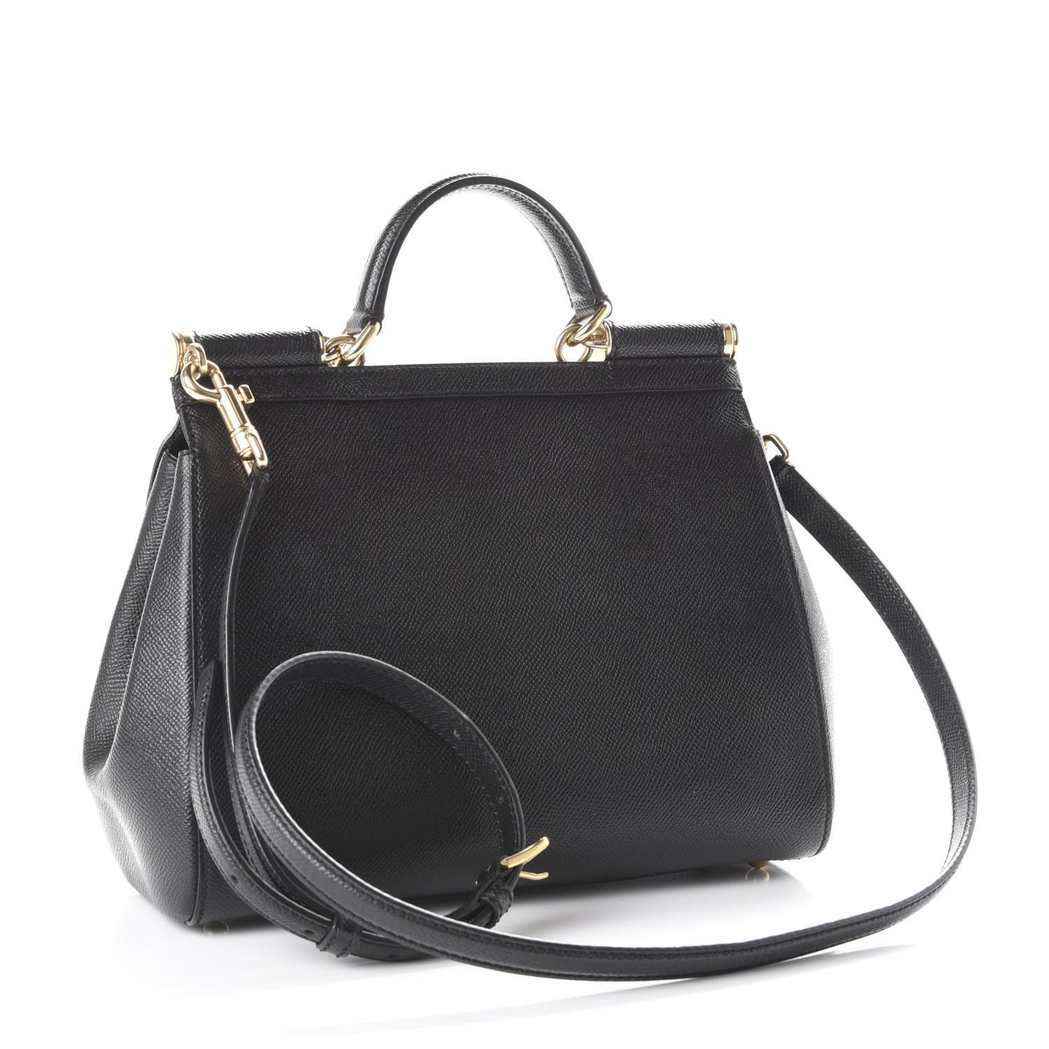 Dolce & Gabbana Dauphine Medium Miss Sicily Satchel Black 4 of 11