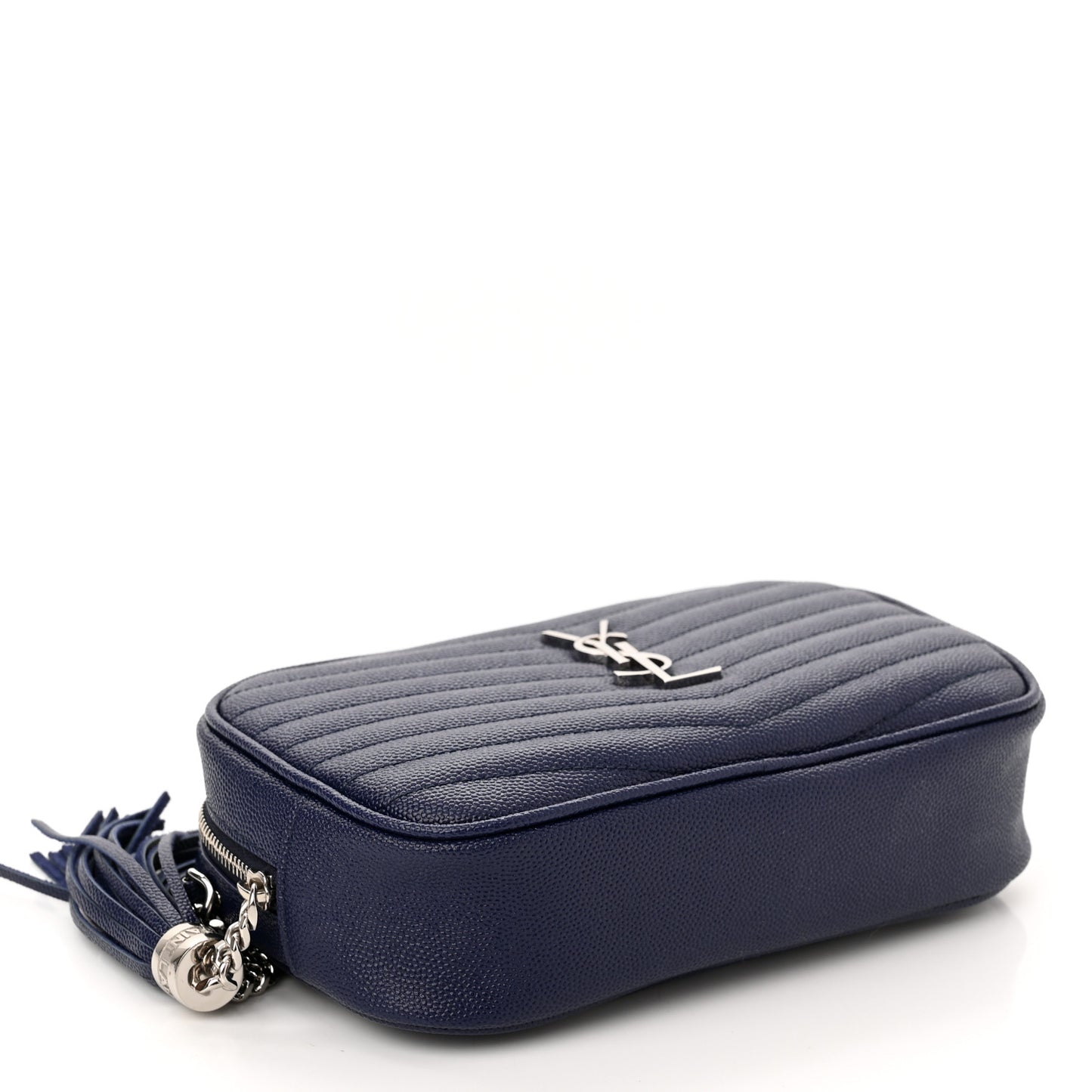 Grain De Poudre Matelasse Monogram Mini Lou Camera Bag Denim