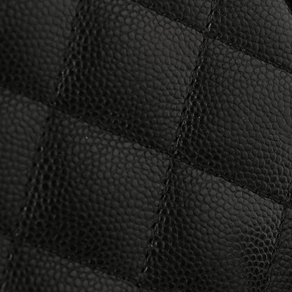 Chanel Shiny Caviar Quilted Small Duma Pockets Drawstring Backpack Black 11 of 12