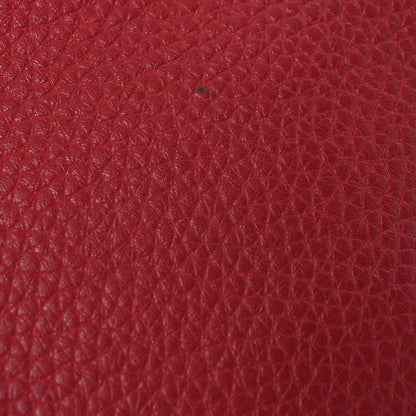 Burberry Signature Grain Calfskin Tassel Peyton Crossbody Clutch Bag Red 22 of 29