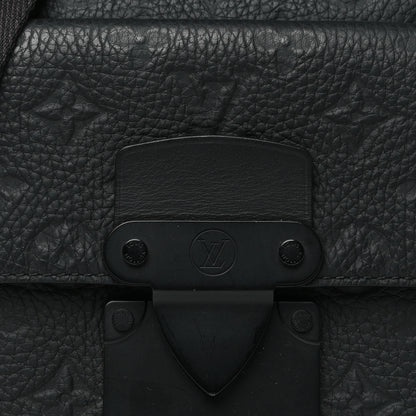 Louis Vuitton Taurillon Monogram S Lock Messenger Black 7 of 9