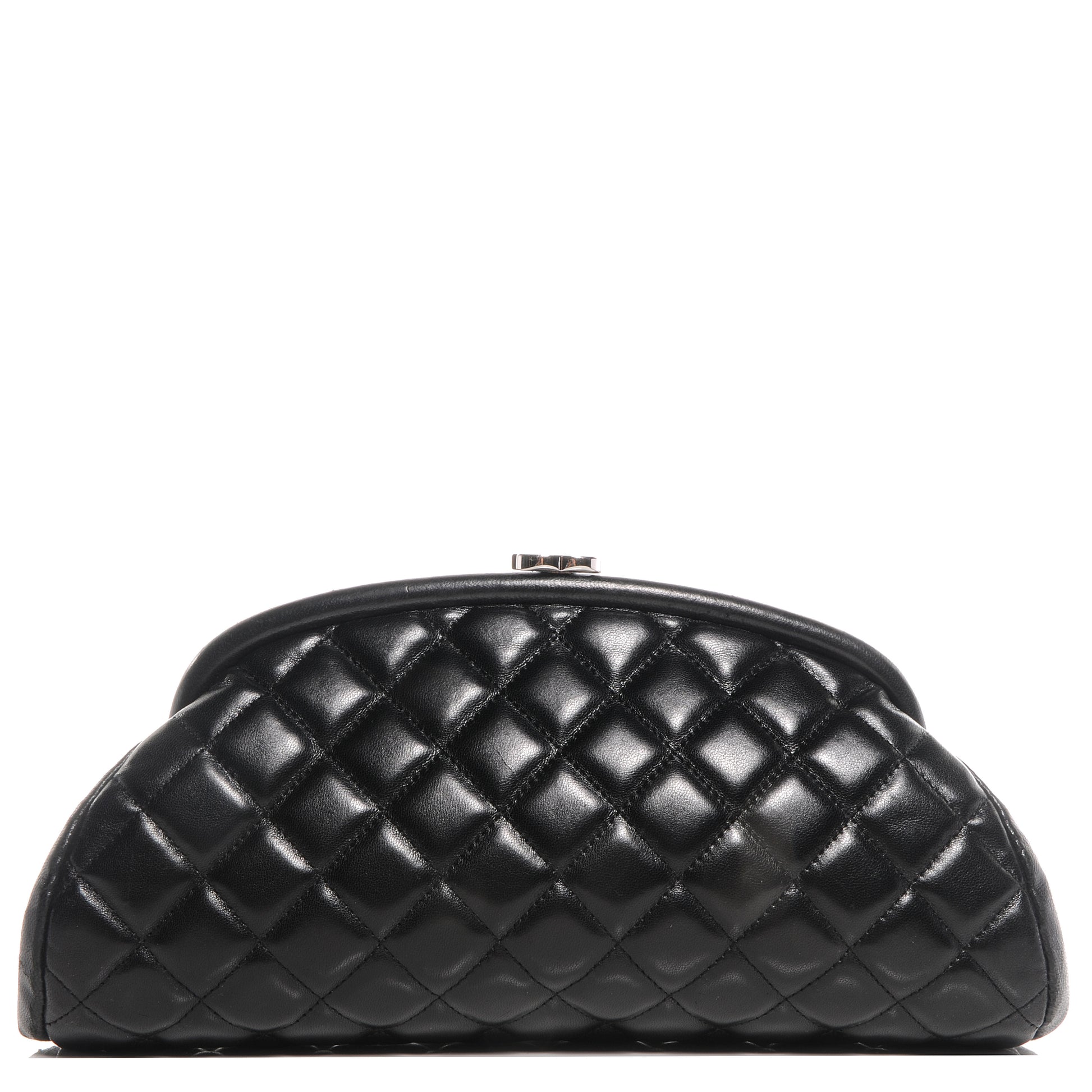 Chanel Lambskin Quilted Timeless Clutch Black 1 of 8