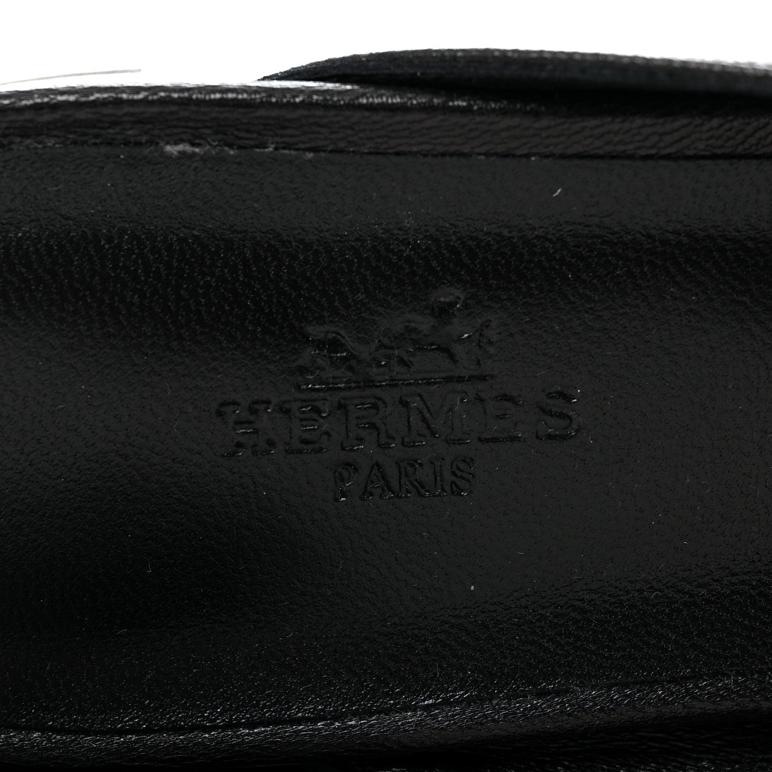 Hermes Goatskin Oz Mules 39.5 Black 7 of 9