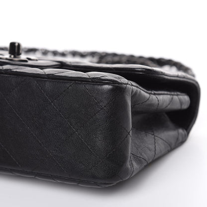 Chanel Crumpled Calfskin Quilted Mini Rectangular Flap So Black 9 of 15