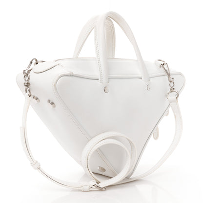 Balenciaga Calfskin S Triangle Duffle White 3 of 15