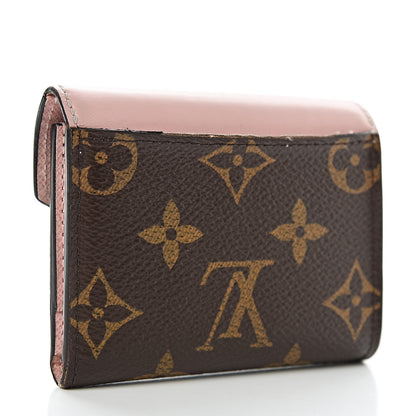 Louis Vuitton Monogram Zoe Wallet Rose Ballerine 3 of 8