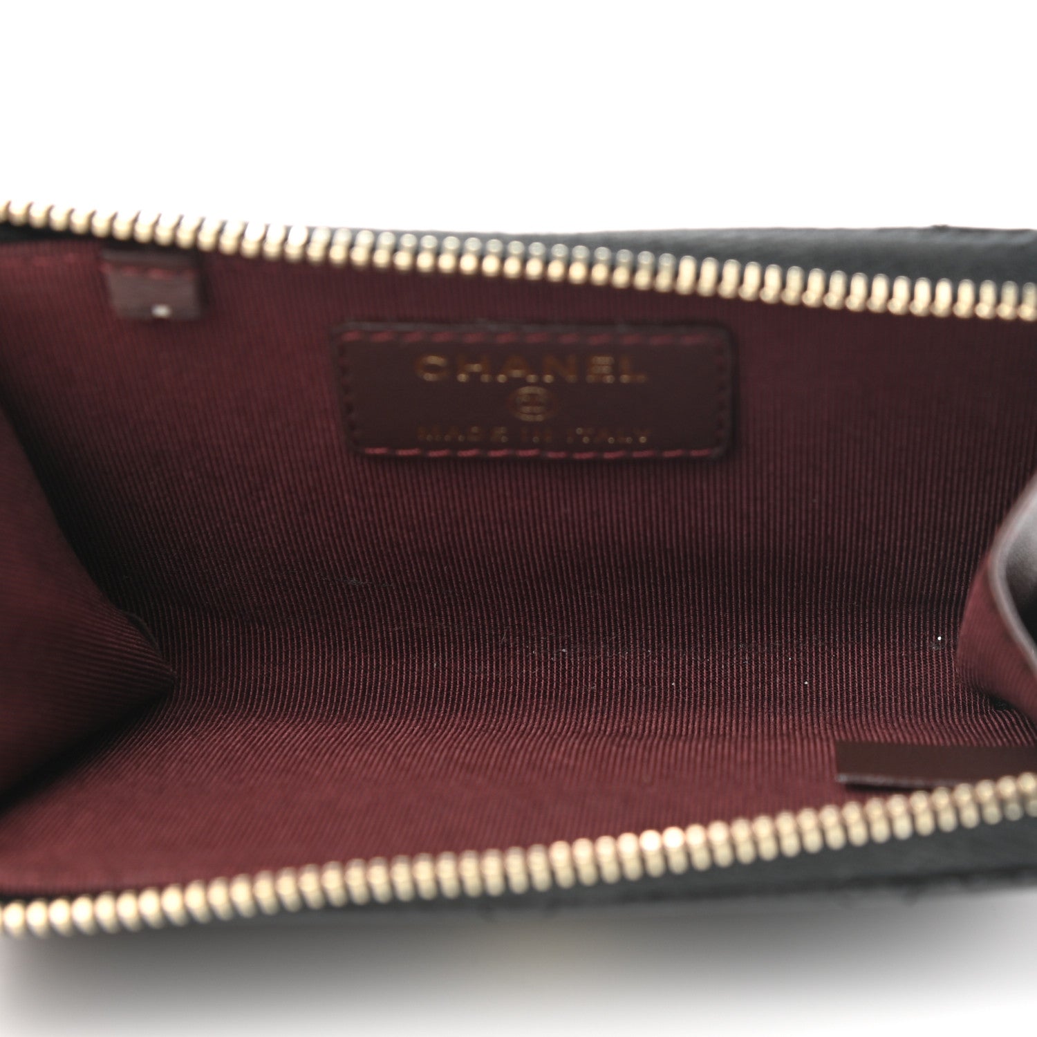 Chanel Lambskin Quilted Key Holder Case Black 5 of 8