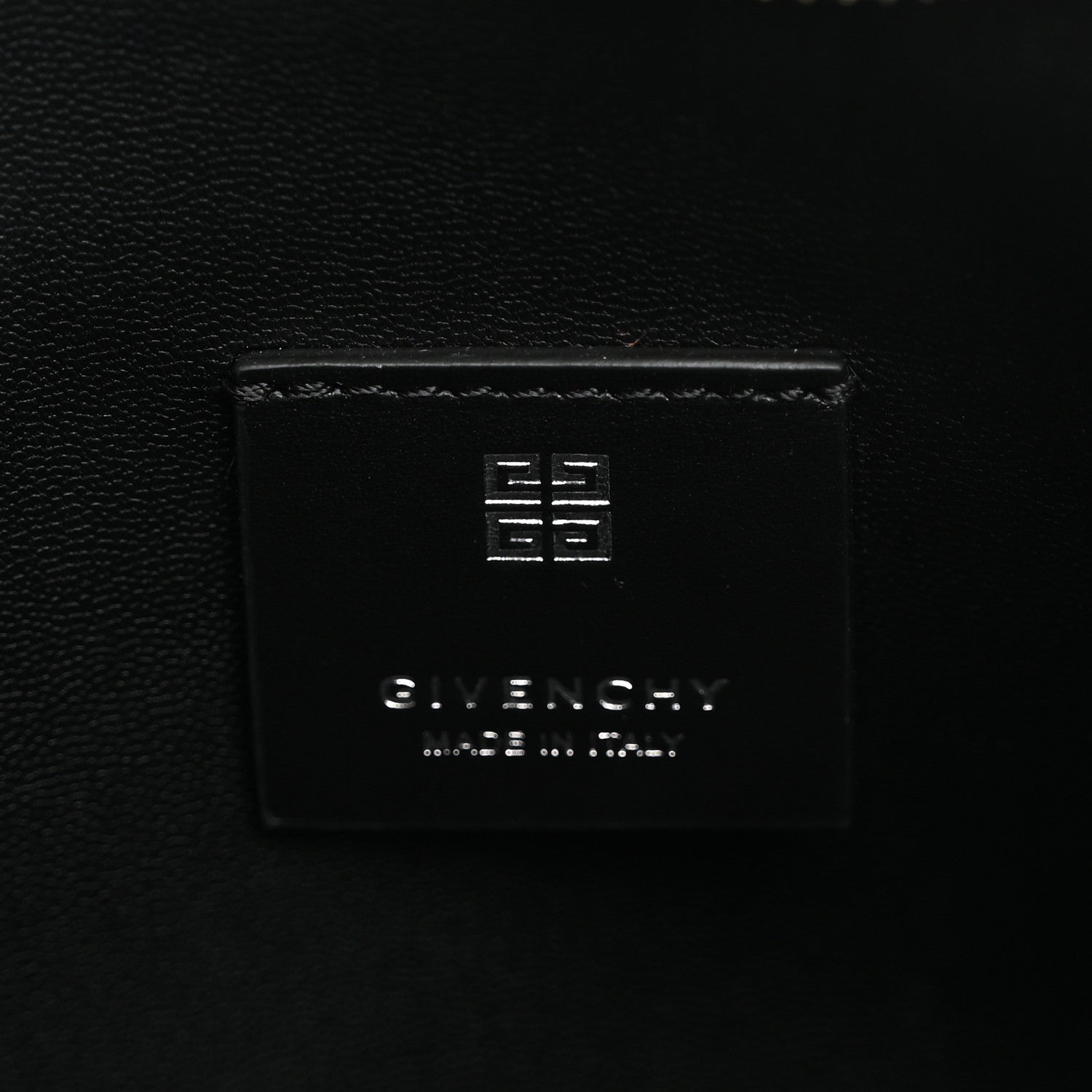 Givenchy Smooth Calfskin Small Moon Cut Out Shoulder Bag Black 6 of 10