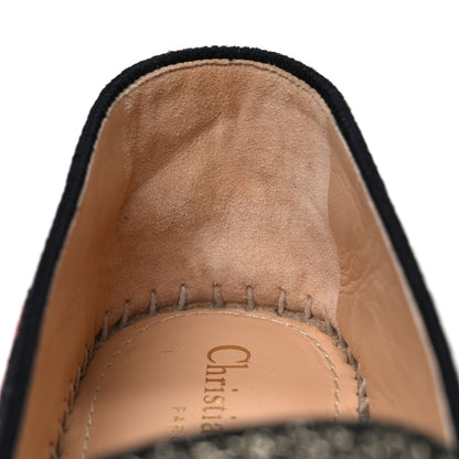 Christian Dior Canvas Embroidered Pop Granville Espadrille 40.5 Black Multicolor 13 of 13