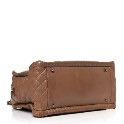 Chanel Calfskin Quilted Istanbul Shoulder Bag Beige 4 of 10