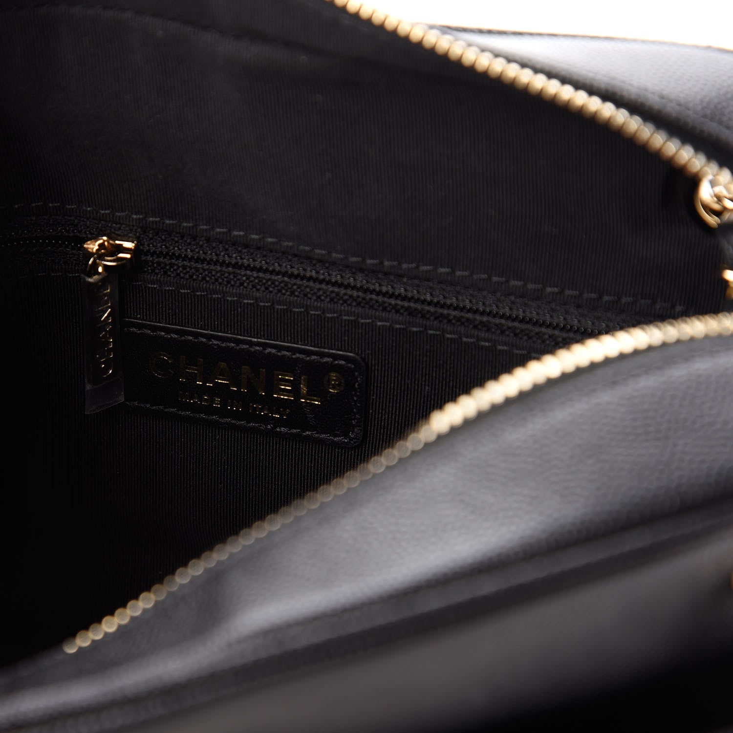 Chanel Caviar Quilted Small In & Out Camera Case Black 8 of 12