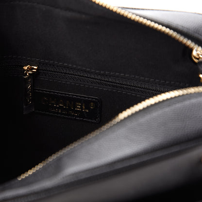 Chanel Caviar Quilted Small In & Out Camera Case Black 8 of 12