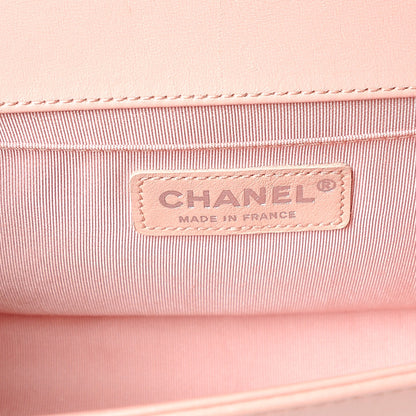 Chanel Lambskin Quilted Medium Boy Flap Light Pink 9 of 13