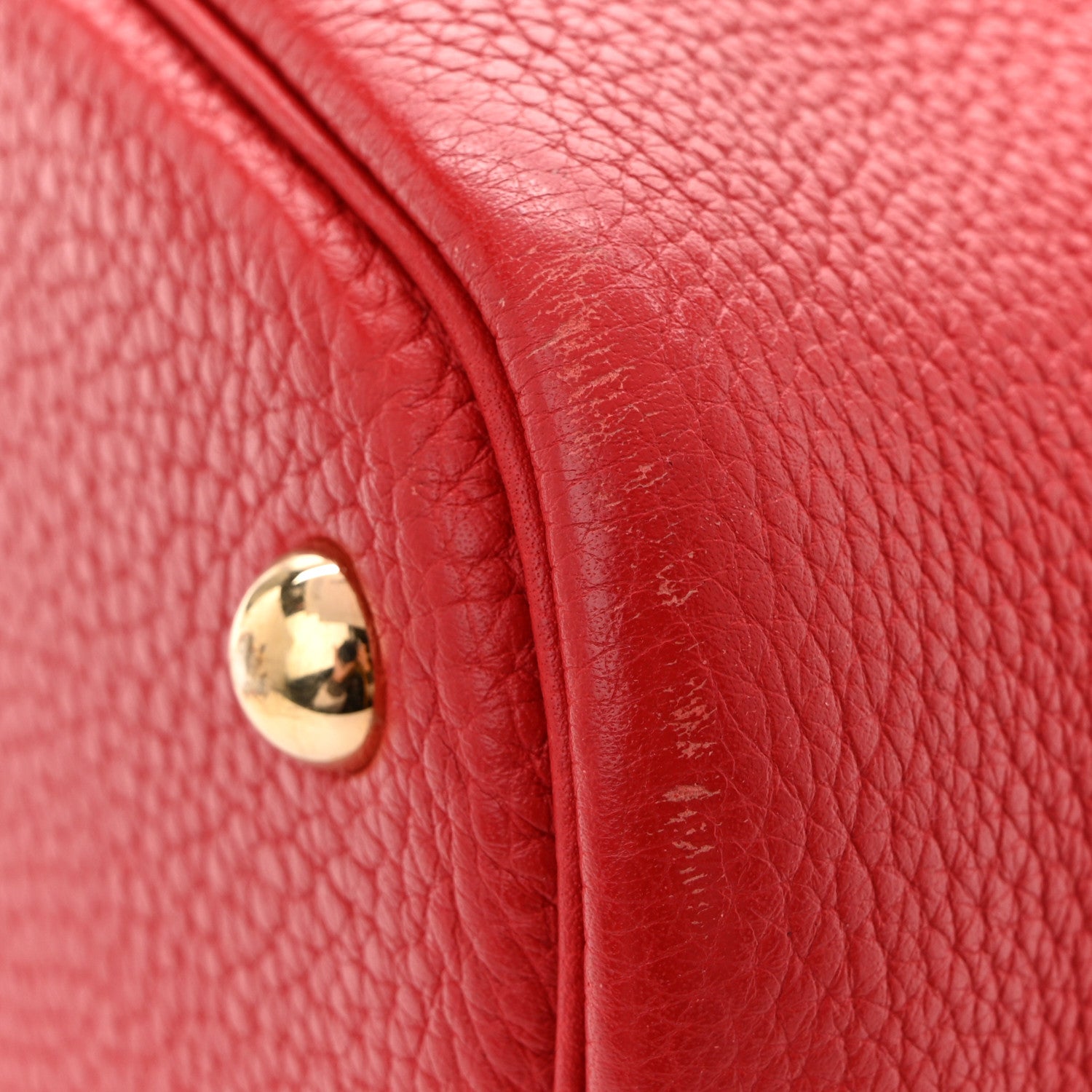 Hermes Taurillon Clemence Bolide 35 Rouge Piment 11 of 13