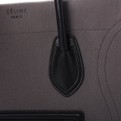 Celine Cotton Canvas Medium Phantom Luggage Grey 11 of 14