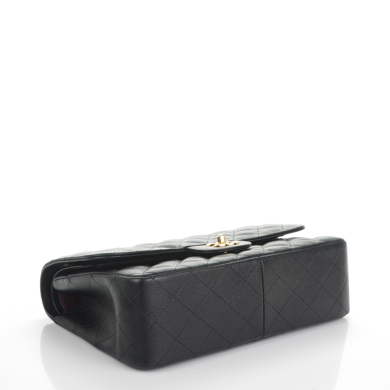 Chanel Caviar Quilted Jumbo Double Flap Black 4 of 7