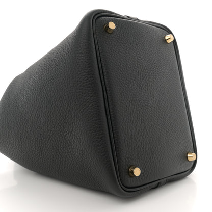 Hermes Taurillon Clemence Picotin Lock 18 PM Black 9 of 11