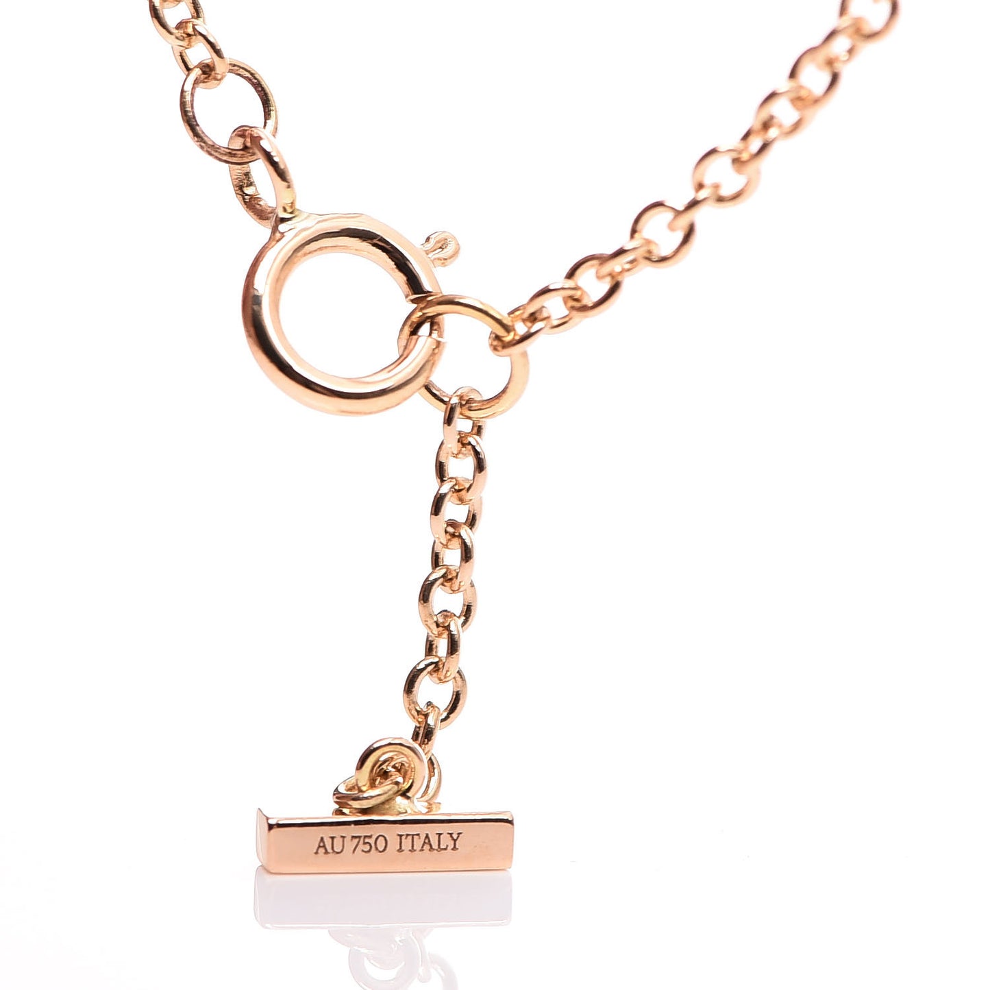 18K Rose Gold T Smile Bracelet