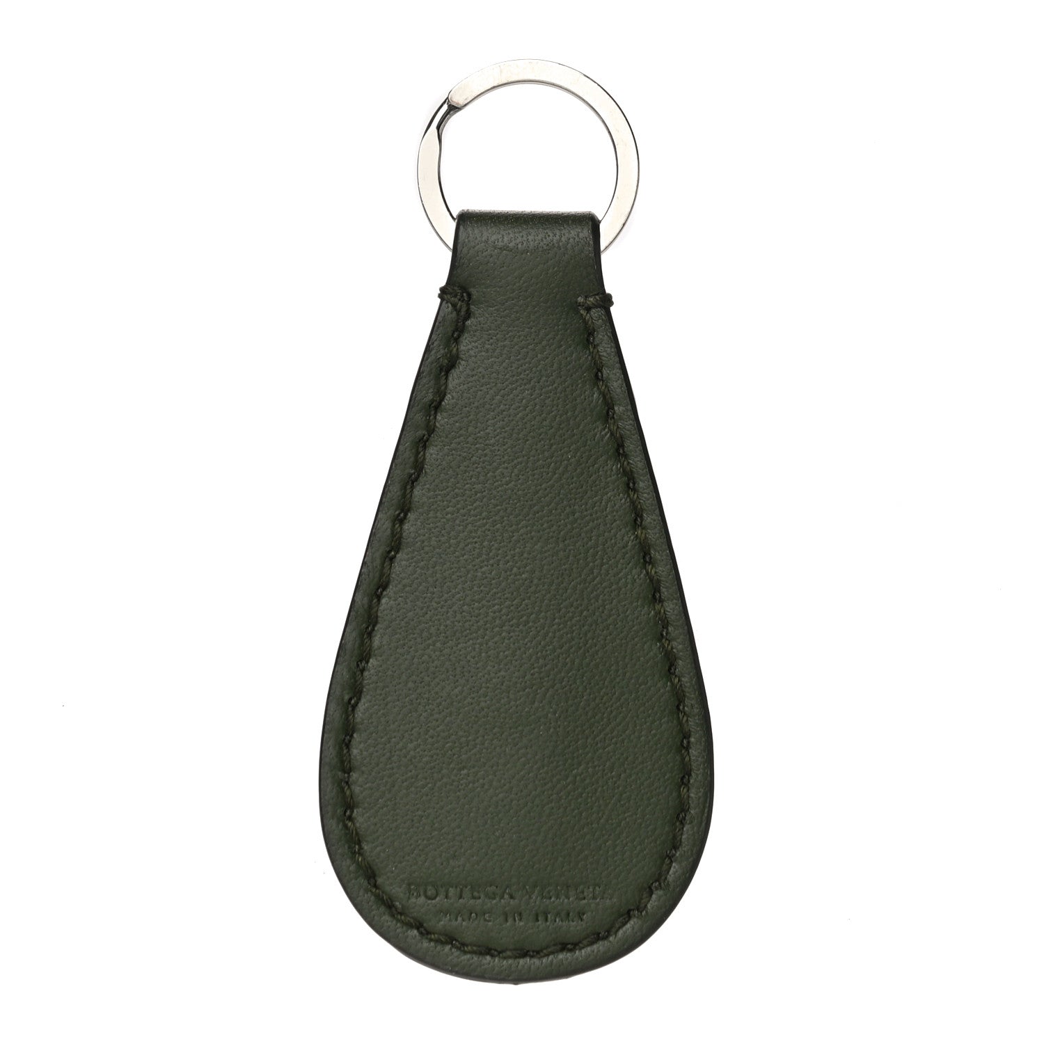 Bottega Veneta Nappa Intrecciato Key Ring Dark Green 3 of 6