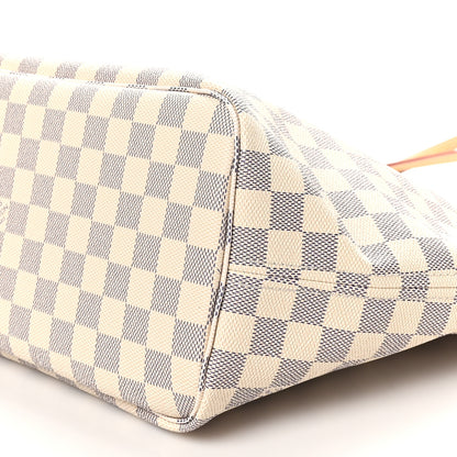 Louis Vuitton Damier Azur Neo Neverfull MM Rose Ballerine 9 of 9