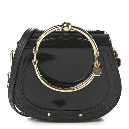 Chloe Patent Suede Small Nile Bracelet Bag Black 1 of 10